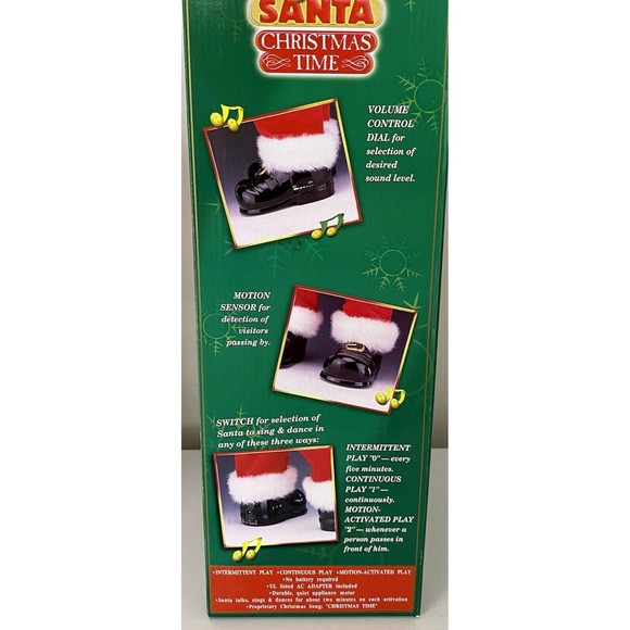 Vintage Animated Dancing Singing Santa 1999 Santa Musical Christmas Tested Works - Picture 2 of 11